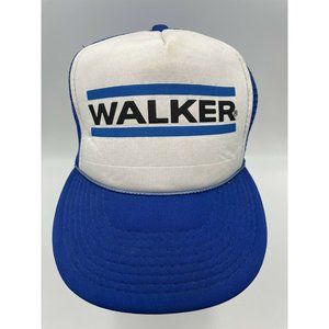 Vintage Walker Mesh Trucker Hat Mufflers & Auto Parts Baseball Cap SnapBack